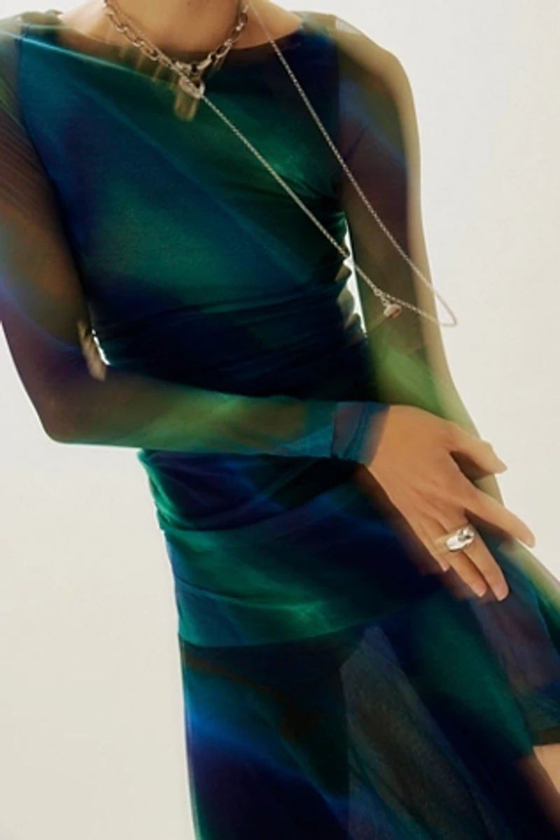 Sunnei Mesh Maxi Dress