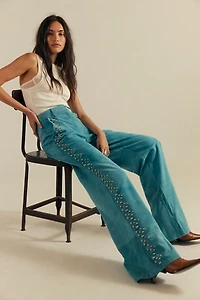Understated Leather Studded Dream Pants