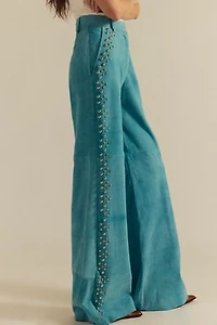Understated Leather Studded Dream Pants