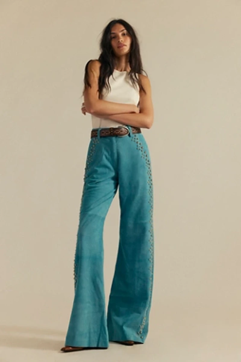 Understated Leather Studded Dream Pants
