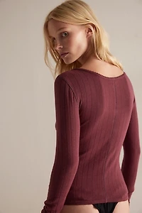 End Game Pointelle Long Sleeve