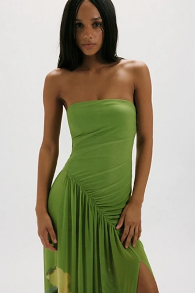 free people green strapless dress Bec + Bridge Solene Asym Fall & Winter Clothing