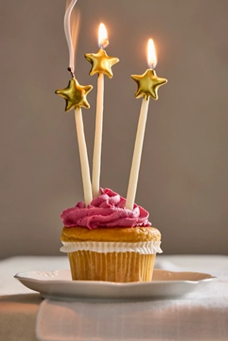 Star Candles, Set of 3