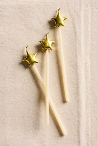 Star Candles, Set of 3