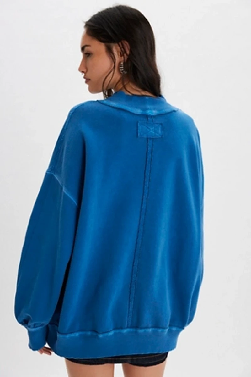 We The Free Palm Spring Turtleneck Graphic Pullover