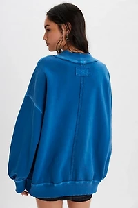 We The Free Palm Spring Turtleneck Graphic Pullover