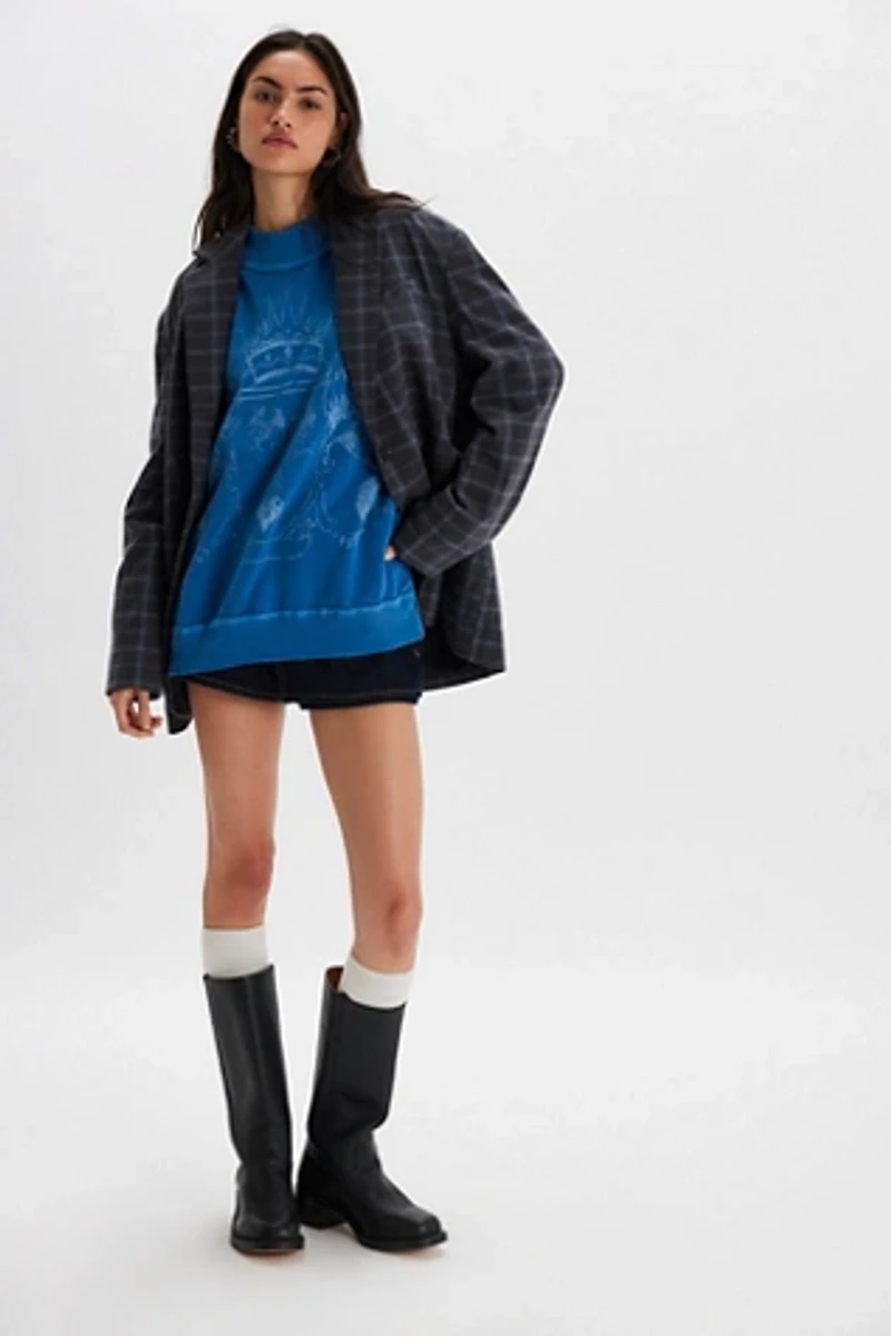 We The Free Palm Spring Turtleneck Graphic Pullover