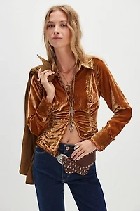 So Julia Velvet Top