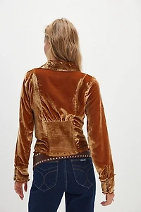 So Julia Velvet Top