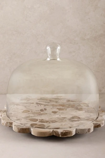 GAURI KOHLI Viola Onyx Serving Board with Cloche