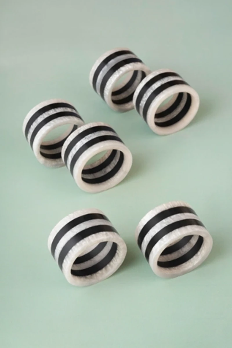 GAURI KOHLI Panama Napkin Rings