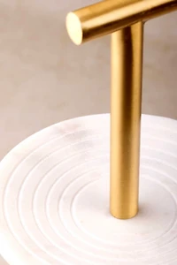 GAURI KOHLI Regalia Tiered Marble Jewelry Stand