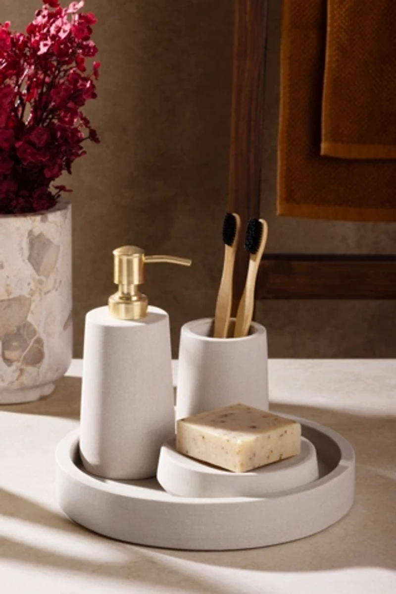 GAURI KOHLI Casablanca Sandstone Bath Accessories