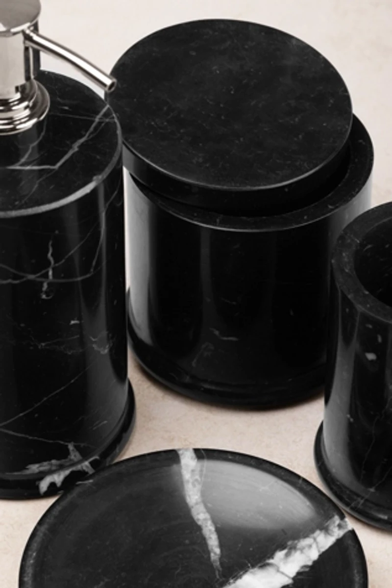 GAURI KOHLI Marquina Marble Bath Accessories