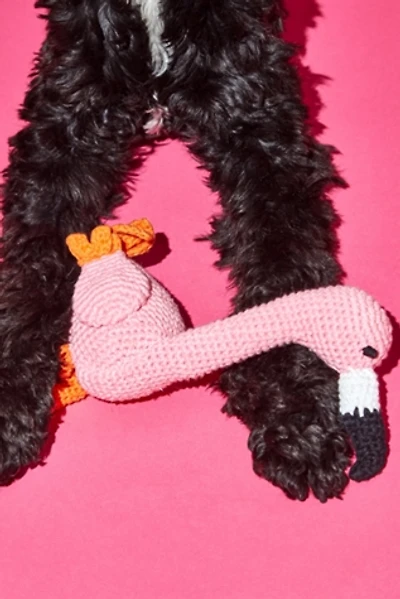 Ware of the Dog Hand Crochet Flamingo