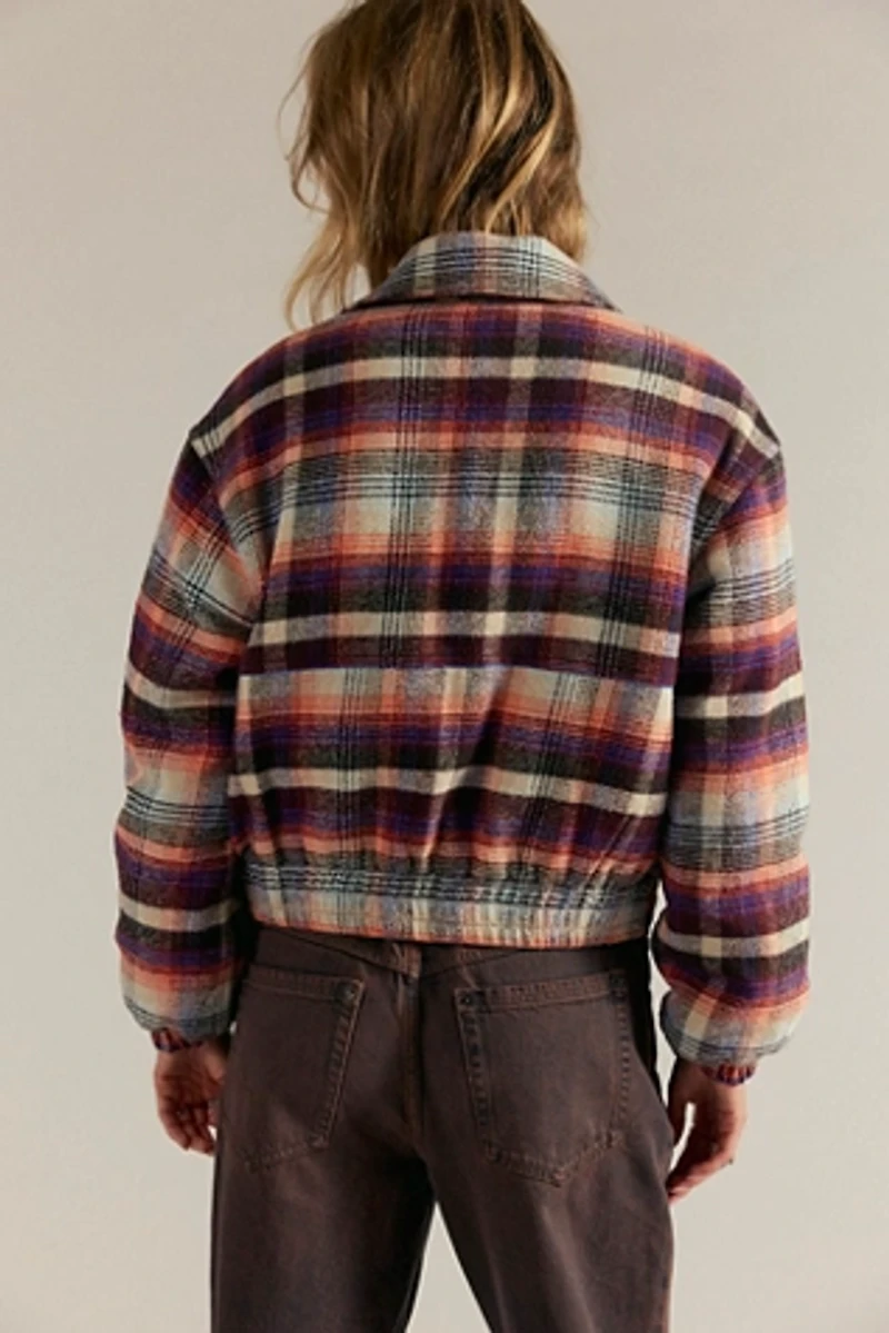 We The Free Birdie Flannel Track Jacket