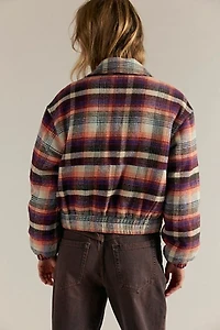 We The Free Birdie Flannel Track Jacket