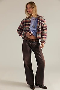 We The Free Birdie Flannel Track Jacket