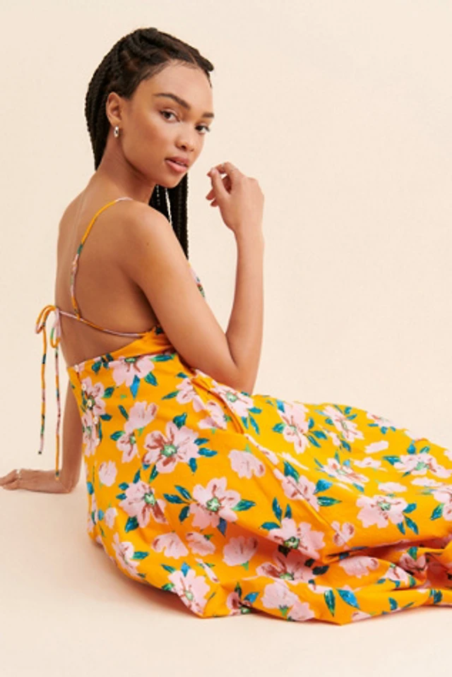 free people finer things midi dress Free People Finer Things Printed Midi Dress Size S