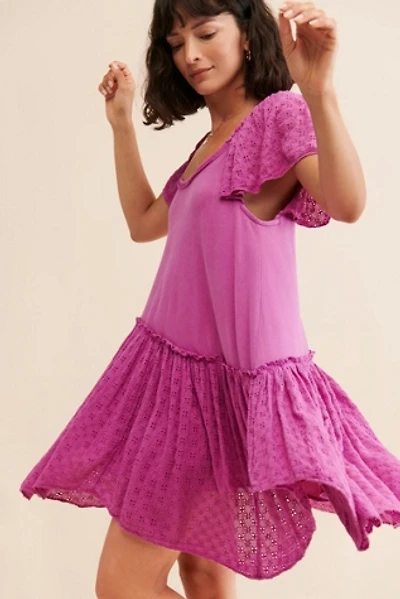 knee length dresses for ladies Free People Free-est Bliss Beauty Mini Dress