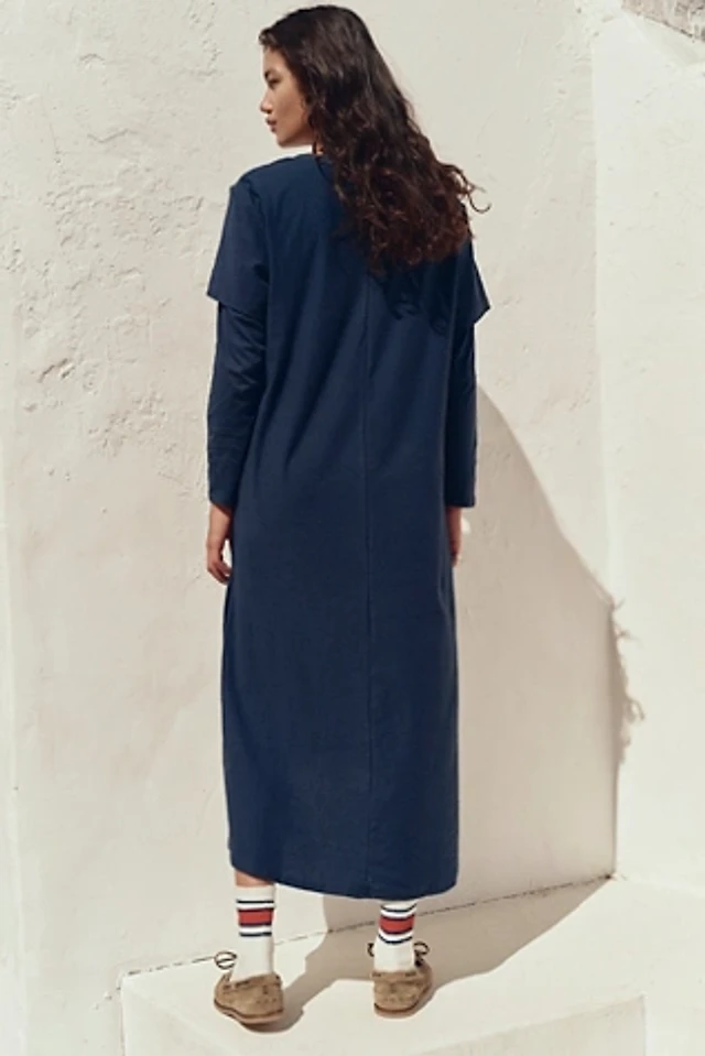 Free People Hanson Apron Midi Dress | Pacific City