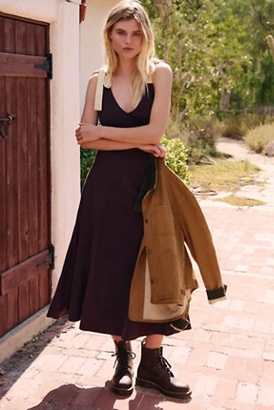 Cecelia Solid Midi Dress