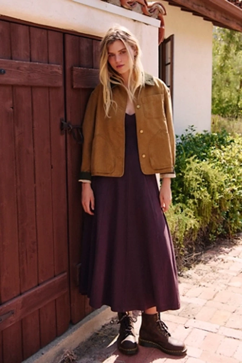 Cecelia Solid Midi Dress