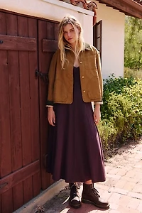 Cecelia Solid Midi Dress