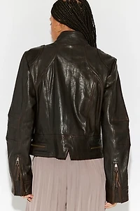 We The Free Circe Leather Jacket