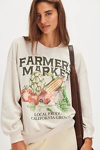 Daydreamer Local Produce Oversized Crew