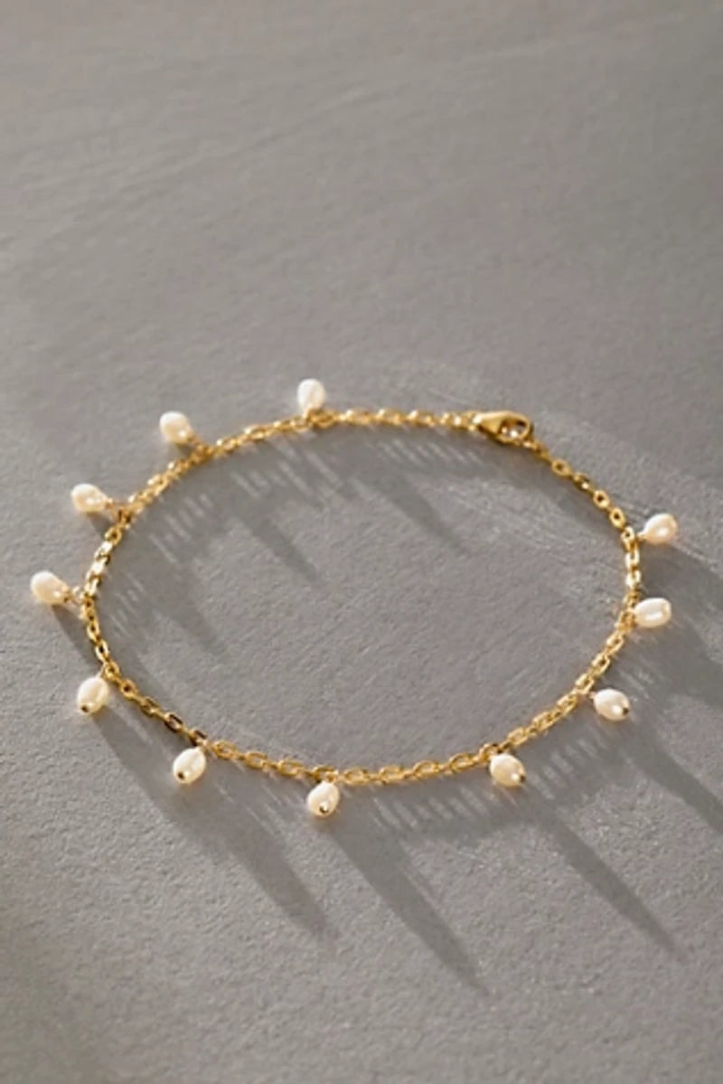 Atma Prema Pearl Dangle Anklet