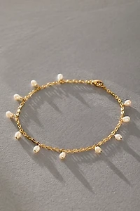Atma Prema Pearl Dangle Anklet