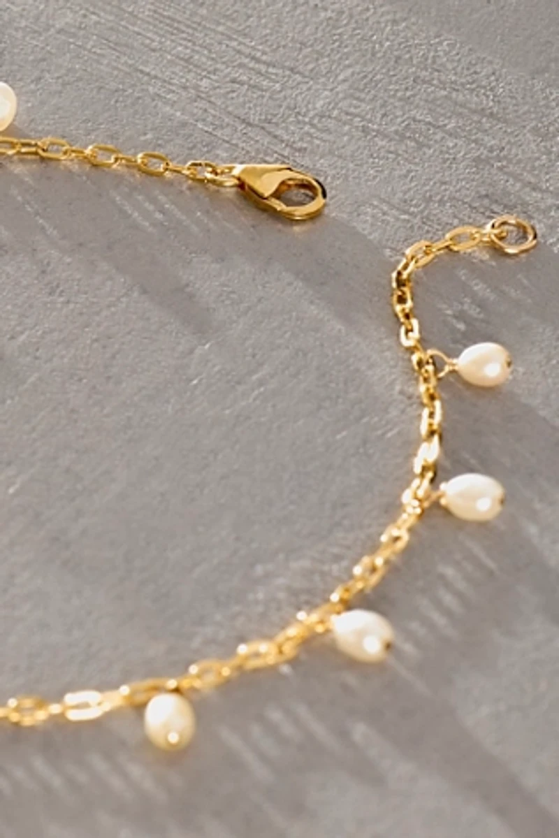 Atma Prema Pearl Dangle Anklet