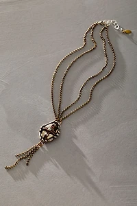 Mikal Winn Caged Stone Necklace