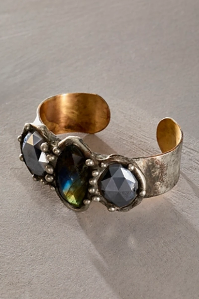 Mikal Winn Triple Stone Cuff