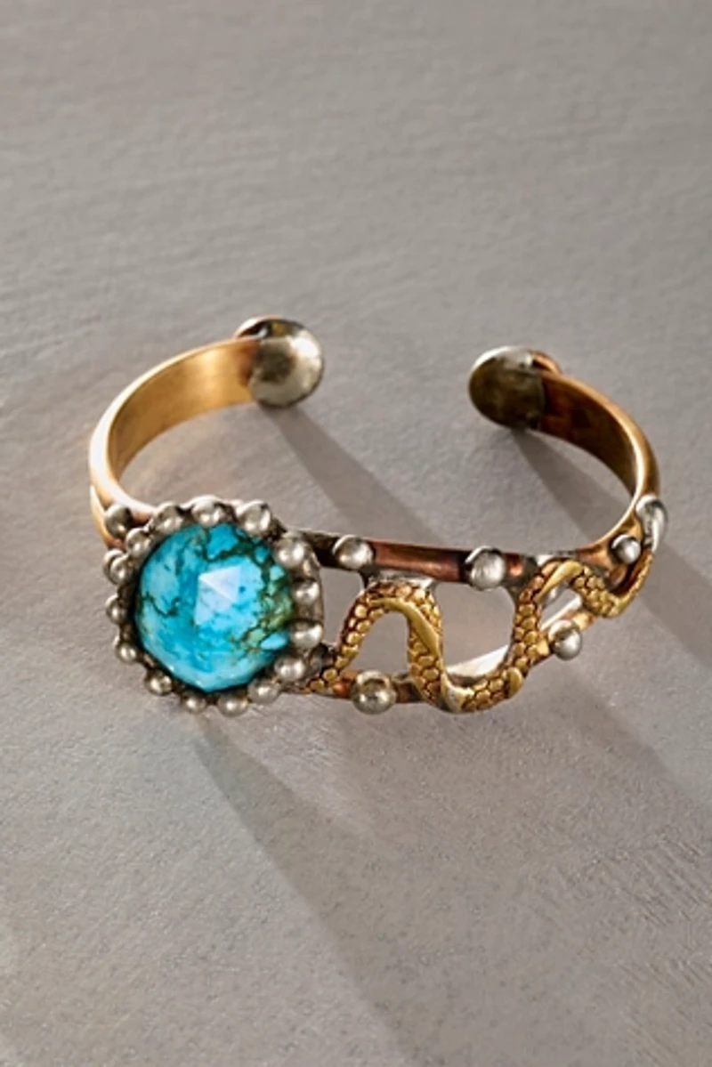 Mikal Winn Snake & Stone Cuff