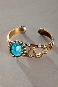 Mikal Winn Snake & Stone Cuff