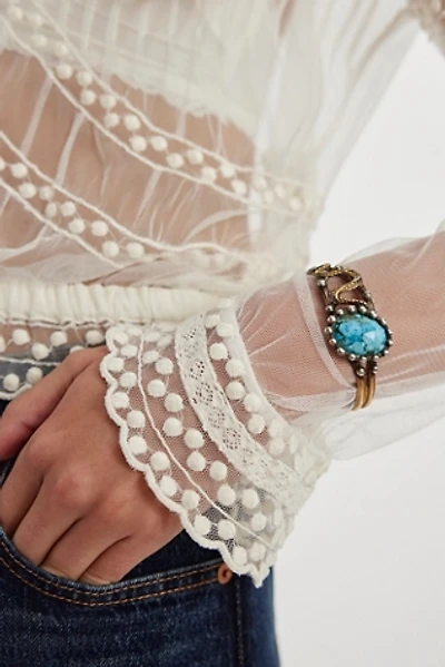 Mikal Winn Snake & Stone Cuff