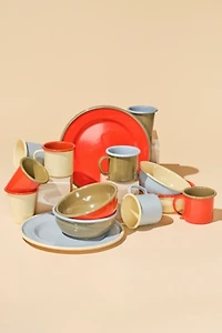 The Get Out Enamelware Plate Set