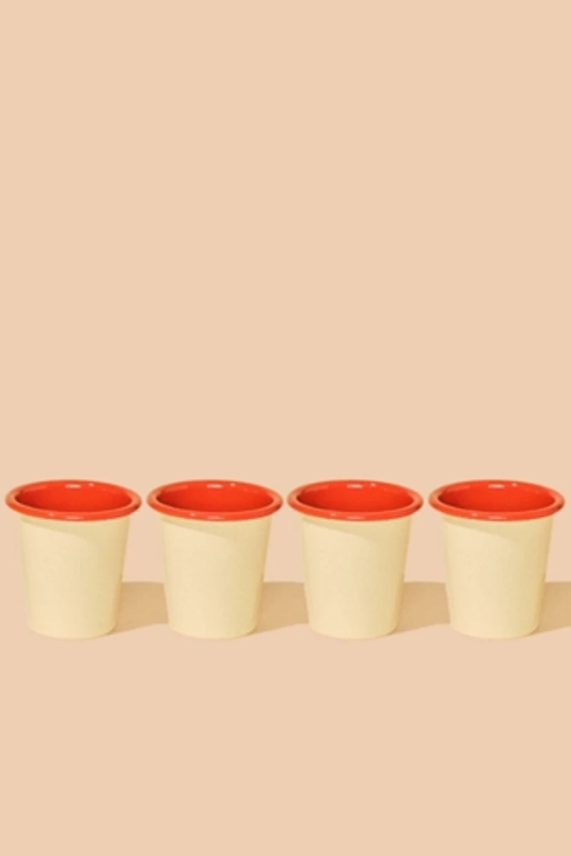 The Get Out Enamelware Tumbler Set