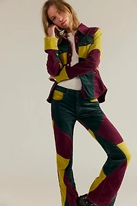 We The Free On Your Side Cord Patched Bootcut Jeans