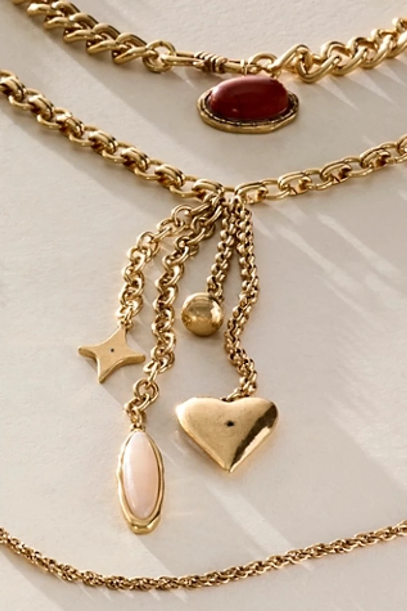 Heather Charm Necklace