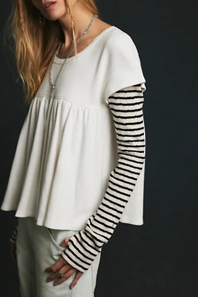 We The Free Twiggy Twofer Babydoll Top