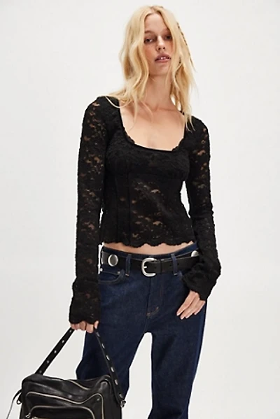 Kira Lace Long Sleeve Top