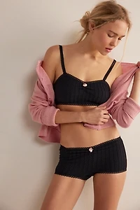 Ella Cable Knit Seamless Shorties