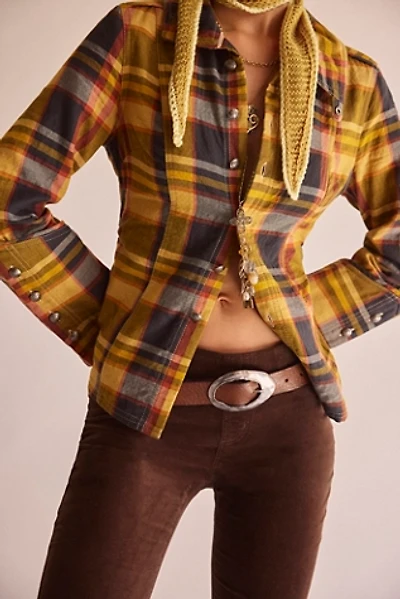 We The Free Club Plaid Top
