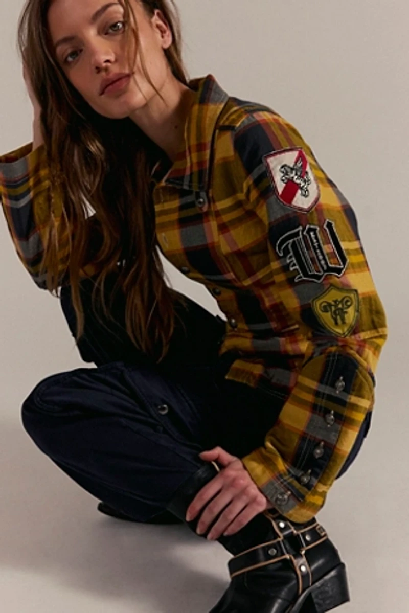 We The Free Club Plaid Top
