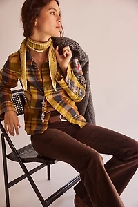 We The Free Club Plaid Top