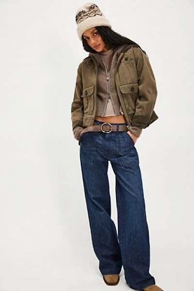 AMO Greta High-Rise Wide-Leg Trousers