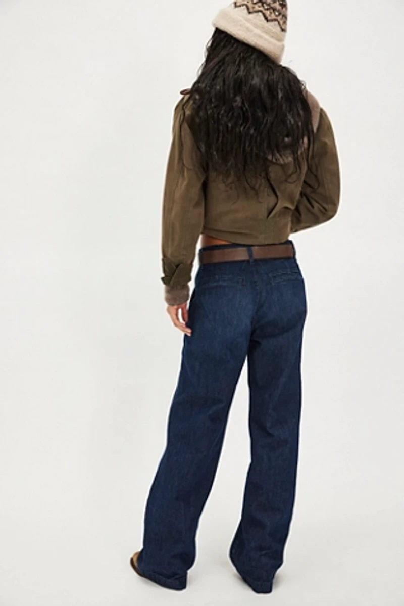 AMO Greta High-Rise Wide-Leg Trousers